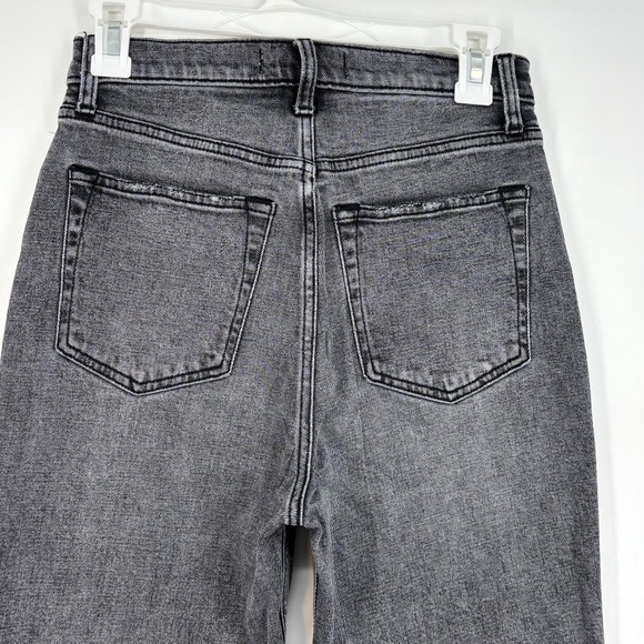 Abercrombie & Fitch Womens 28 Jeans The Ankle Straight Ultra High Rise Charcoal - Picture 9 of 10